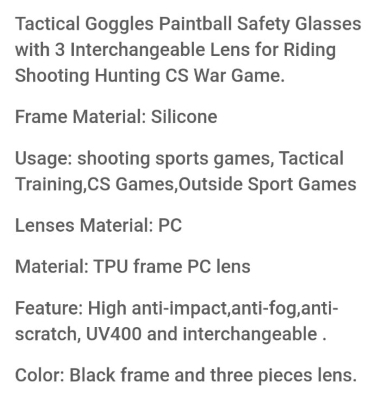 Tactical goggles4