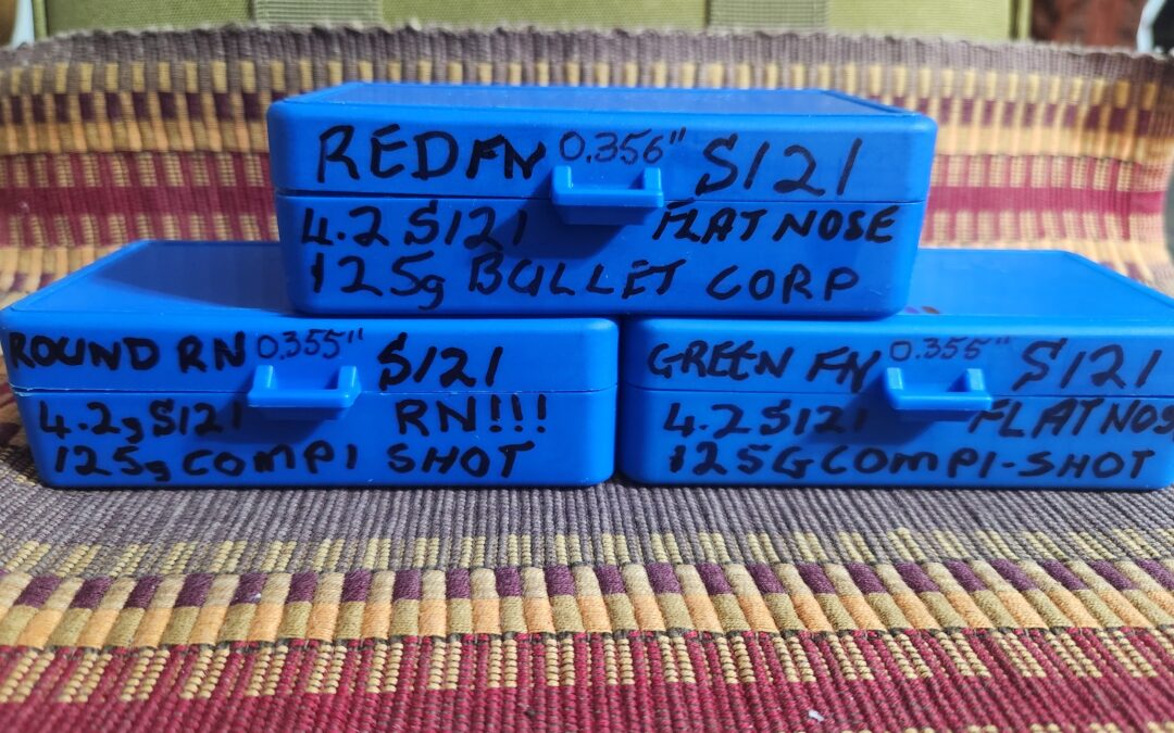 Found my sweet spot on different bullets for my 19X…